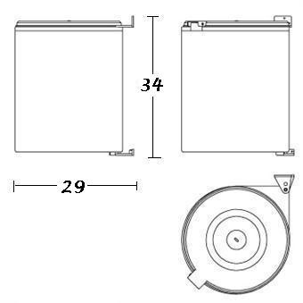 Undercounter sink TONDA plastic scavolini Af Interni